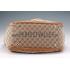 Gucci Belted Large  Handle Bag Canvas Fabric Tan 7773