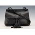 Gucci Bamboo Daily Flap Shoulder Bag Black