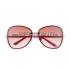 Gucci Aviator Gucci Logo On Lens Pink Frame Sunglasses 307889