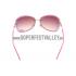 Gucci Aviator Gucci Logo On Lens Pink Frame Sunglasses 307889