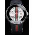 Gucci Black Rubber Band White Round Dial 2165-299 Replica