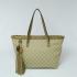 Gucci Tote bags 218780 Apricot Canvas HandBags