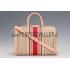 Gucci Vintage Web Boston Bag Peach