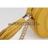 Gucci Soho Leather Mini Chain Bag Yellow 607947 Replica