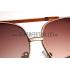 Gucci Aviator Web Detail Brown Temple Brown Lenses Sunglasses 308141