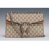 Gucci Dionysus GG Supreme Canvas And Taupe Suede Trim Small Bag 18926789