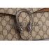 Gucci Dionysus GG Supreme Canvas And Taupe Suede Trim Small Bag 18926789