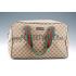 Gucci Medium Carry On Duffle Bag in Beige Monogram Canvas Replica