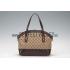 Gucci Laidback Crafty GG Canvas  Handle Bag Brown 607347