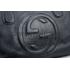 Gucci Soho Tote with Embossed Interlocking G Dark Black