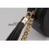 Gucci Soho Leather Mini Chain Bag Black 607941 Replica