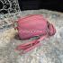 Gucci Shoulder Bag Pink Calfskin Disco Replica