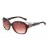 Gucci Elegant Oval Shaped Brown Sunglasses 308033