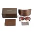 Gucci Elegant Oval Shaped Brown Sunglasses 308033