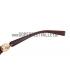 Gucci Elegant Oval Shaped Brown Sunglasses 308033