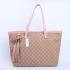 Gucci Tote bags 218499 Apricot Canvas HandBags