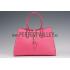 Gucci Jackie Soft Leather  Handle Bag Fuchsia 607949 Replica