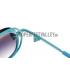 Gucci Aviator Gucci Logo On Lens Blue Frame Sunglasses 307890