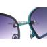 Gucci Aviator Gucci Logo On Lens Blue Frame Sunglasses 307890