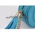 Replica Gucci Soho Leather Mini Chain Bag Teal 607945