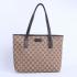 Replica Gucci Tote bags 181086 Coffee Canvas Medium Bag