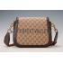 Gucci Lady Web GG Small Canvas Bag Brown