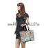 Gucci Tian GG Supreme Canvas And Brown Leather Trim Tote 18926928