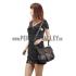 Gucci Marmont Leather Shoulder Bag Black Replica