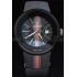 Replica Gucci Black Rubber Band Black Round Dial 2165-300