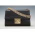 Gucci Padlock Leather Shoulder Bag Black