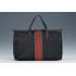 Gucci Techno Signature Web Canvas Duffle Black Bag  18926934