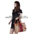 Gucci Rania Web GG Canvas with Tan Leather Trim  Handle Tote