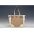 Gucci GG Supreme Canvas And Beige Leather Tote 18926776