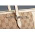 Gucci GG Supreme Canvas And Beige Leather Tote 18926776