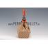 Gucci Sukey Large Tote Orange Trim Beige Fabric