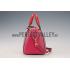 Gucci Boston Supreme Canvas Shoulder Bag Red & Fuchsia