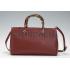 Cheap Gucci Bamboo Shopper Leather Small Tote Burgundy  607317