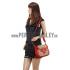 Gucci Lady Web GG Canvas And Red Leather Medium Bag  18926783