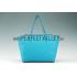 Gucci Swing Leather Tote Light Blue Medium 607684