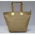 Gucci Tote bags 131231 Gold Canvas Ladies Bags