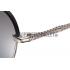 Gucci Ultra-light Aviator Silver Frame Sunglasses 308206