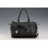 Gucci GG   Handle Leather Bag Black