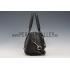 Gucci GG   Handle Leather Bag Black