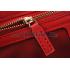 Gucci Padlock Leather Shoulder Bag Red & Fuchsia