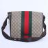 Replica Gucci Messenger bags 180692 Coffee Canvas Medium Handbag