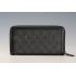 Gucci Canvas Wallet With Black Leather Trim