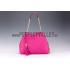 Gucci Large Soho Leather Shoulder Bag with Chain Straps Bright Pink