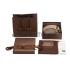 Guccissima Brown Leather Belt with Square Interlocking Buckle