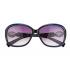 Gucci Elegant Oval Shaped Black and Blue Sunglasses 308030