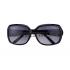 Gucci Oversized Square Leather Black Sunglasses 307815 Replica